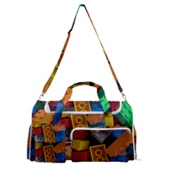 Lego, Toy Block, Colorfulness Sports Gym Duffle Bag With Shoe Compartment