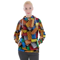 Lego, Toy Block, Colorfulness Women s Hooded Pullover