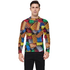 Lego, Toy Block, Colorfulness Men s Long Sleeve Rash Guard by kyorashop23