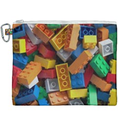 Lego, Toy Block, Colorfulness Canvas Cosmetic Bag (xxxl) by kyorashop23