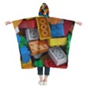 Lego, Toy Block, Colorfulness Kids  Hooded Rain Ponchos View2