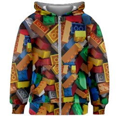 Lego, Toy Block, Colorfulness Kids  Zipper Hoodie Without Drawstring