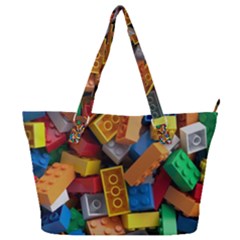 Lego, Toy Block, Colorfulness Full Print Shoulder Bag