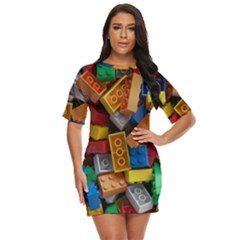 Lego, Toy Block, Colorfulness Just Threw It On Dress by kyorashop23