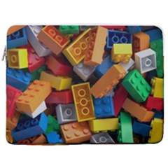 Lego, Toy Block, Colorfulness 17  Vertical Laptop Sleeve Case With Pocket by kyorashop23