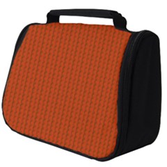 Orange Lego Texture Macro, Orange Dots Background Full Print Travel Pouch (big) by kyorashop23