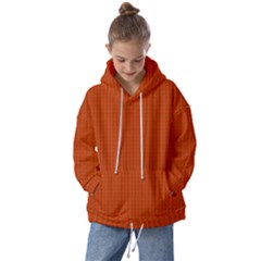 Orange Lego Texture Macro, Orange Dots Background Kids  Oversized Hoodie