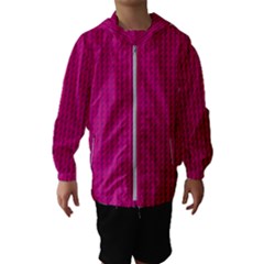 Purple Lego Texture Macro, Purple Dots Background Kids  Hooded Windbreaker