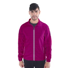 Purple Lego Texture Macro, Purple Dots Background Men s Windbreaker