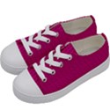 Purple Lego Texture Macro, Purple Dots Background Kids  Low Top Canvas Sneakers View2