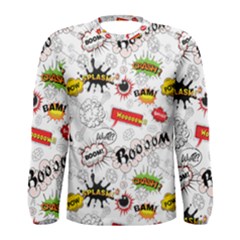 Pattern Seamless Texture Cartoon Men s Long Sleeve T-shirt