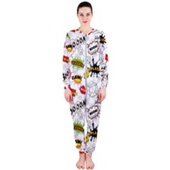 Pattern Seamless Texture Cartoon Onepiece Jumpsuit (ladies)