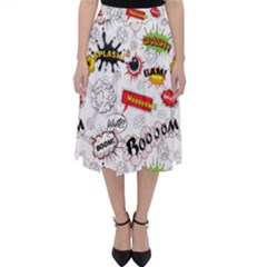 Pattern Seamless Texture Cartoon Classic Midi Skirt by Bedest