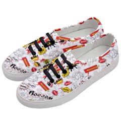 Pattern Seamless Texture Cartoon Women s Classic Low Top Sneakers by Bedest