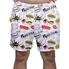 Pattern Seamless Texture Cartoon Men s Shorts by Bedest