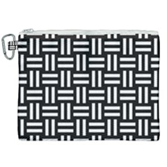 Frets Mosaic Pattern Geometric Canvas Cosmetic Bag (xxl) by Bedest