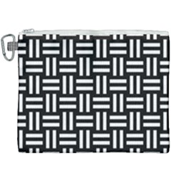 Frets Mosaic Pattern Geometric Canvas Cosmetic Bag (xxxl) by Bedest