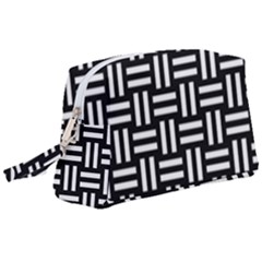 Frets Mosaic Pattern Geometric Wristlet Pouch Bag (large) by Bedest