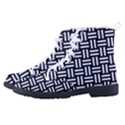 Frets Mosaic Pattern Geometric Women s High-Top Canvas Sneakers View2