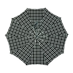 Frets Mosaic Pattern Geometric Automatic Folding Umbrella With Case (large)