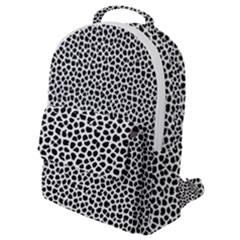 Marble Cracked Pattern Surface Flap Pocket Backpack (small) by Bedest