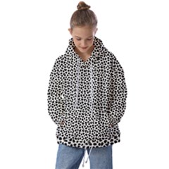 Marble Cracked Pattern Surface Kids  Oversized Hoodie