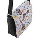 Coffee Mania Caffeine Flap Closure Messenger Bag (L) View2