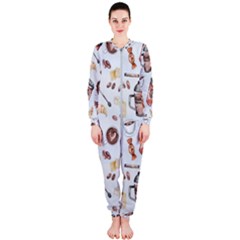 Coffee Mania Caffeine Onepiece Jumpsuit (ladies)