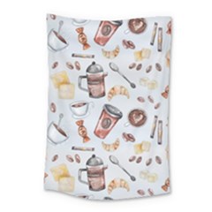 Coffee Mania Caffeine Small Tapestry