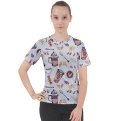 Coffee Mania Caffeine Women s Sport Raglan T-shirt