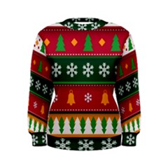 Christmas Time Pattern Christmas Ornament Women s Sweatshirt