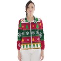 Christmas Time Pattern Christmas Ornament Women s Windbreaker View1