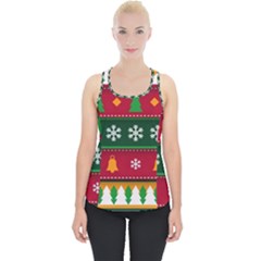 Christmas Time Pattern Christmas Ornament Piece Up Tank Top by Bedest