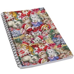 Pattern Kitten Christmas 5 5  X 8 5  Notebook