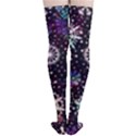 Shiny Winter Snowflake Abstract Christmas Cold Crystal December Thigh High Stockings View4