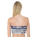 Metallic Rhythm Print Bandeau Top View2