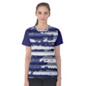 Metallic Rhythm Print Women s Cotton T-Shirt View1