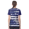 Metallic Rhythm Print Women s Cotton T-Shirt View2