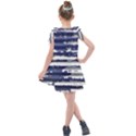 Metallic Rhythm Print Kids  Tie Up Tunic Dress View2