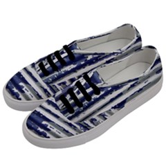 Metallic Rhythm Print Men s Classic Low Top Sneakers by dflcprintsclothing