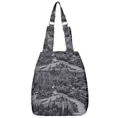 Florentino Ameghino Dam, Chubut, Argentina Center Zip Backpack by dflcprintsclothing