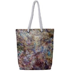 Mono Pour Blend  Full Print Rope Handle Tote (Small)