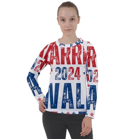 Kamala Harris 2024 Walz Women s Long Sleeve Raglan T-shirt by Safari