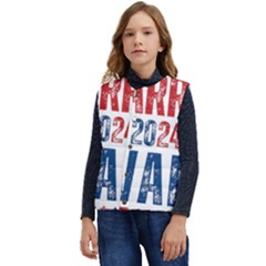 Kamala Harris 2024 Walz Kid s Button Up Puffer Vest	