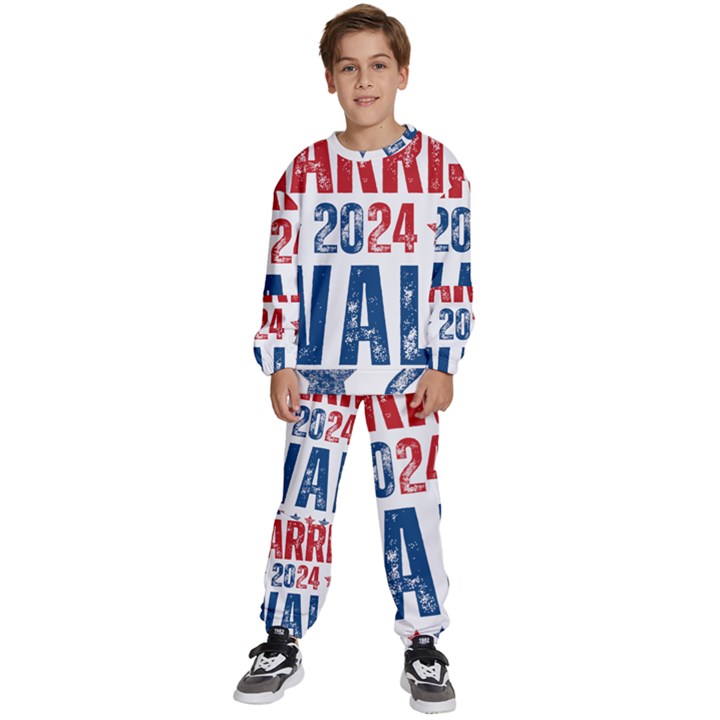 Kamala Harris 2024 Walz Kids  Sweatshirt set