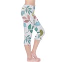 Leaf pattern  Capri Leggings  View4