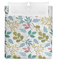 Leaf Pattern  Duvet Cover Double Side (queen Size) by Safari