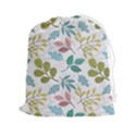 Leaf pattern  Drawstring Pouch (2XL) View1