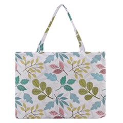 Leaf Pattern  Zipper Medium Tote Bag by Safari