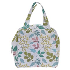 Leaf Pattern  Boxy Hand Bag